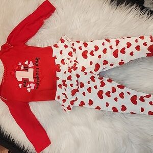 New Koala Kids Valentine's 2 piece Set, NWT, 3/6 Mos.